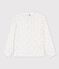 Boys' Printed Cotton Gauze Shirt MARSHMALLOW white/OMBRIE red