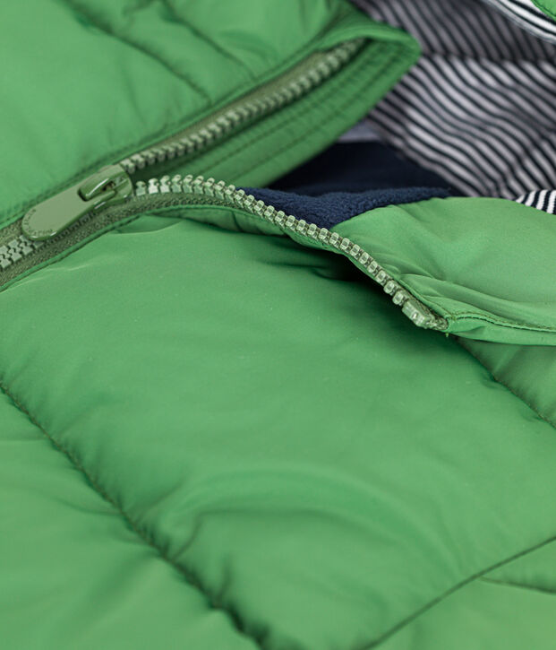 Children's unisex puffer jacket green