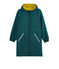 Women's reversible long windbreaker BAMBOO yellow/PINEDE green