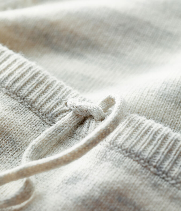 Babies' Striped Knitted Clothing - 2-Piece Set MONTELIMAR beige/MARSHMALLOW grey