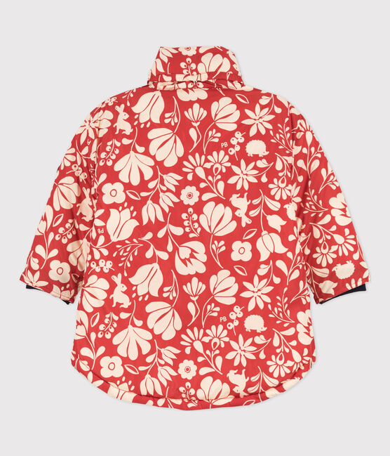 Girls' Patterned Mid Length Puffer Jacket CASIMIR /AVALANCHE