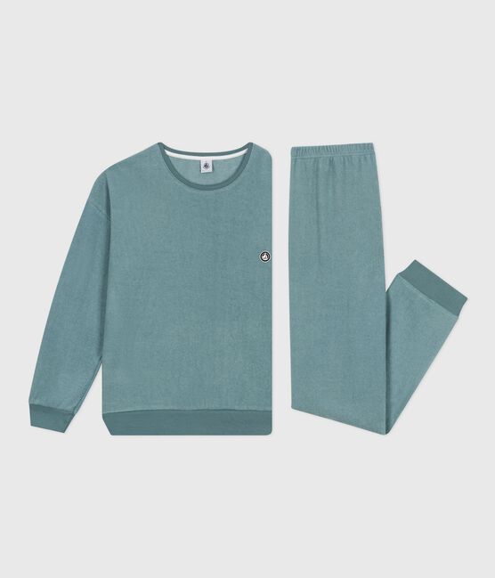 Women's plain cotton terry pyjamas GOBELIN