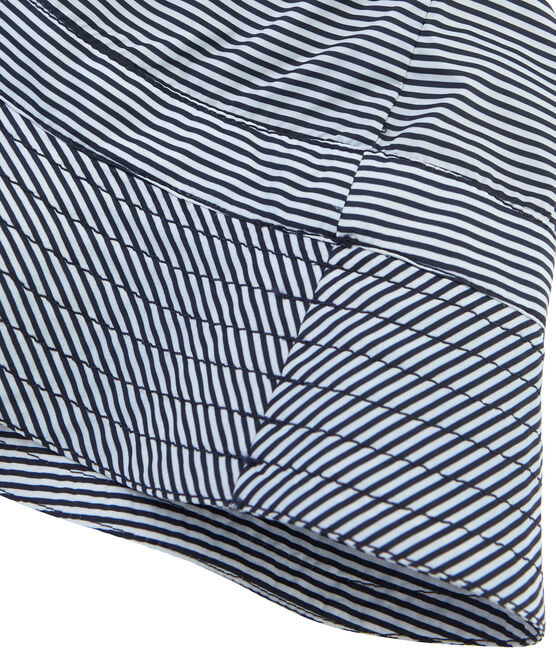Unisex Reversible Rain Hat SMOKING blue/MARSHMALLOW white