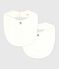 Pack of babies' bear-print cotton bibs variante 1