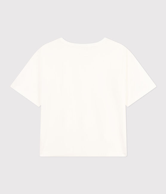 Women's Boxy Cotton T-Shirt MARSHMALLOW white
