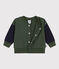 Babies' Fleece Baseball Jacket AVORIAZ /SMOKING