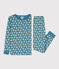 Girls' Snugfit Cotton Pyjamas POLOCHON /MULTICO