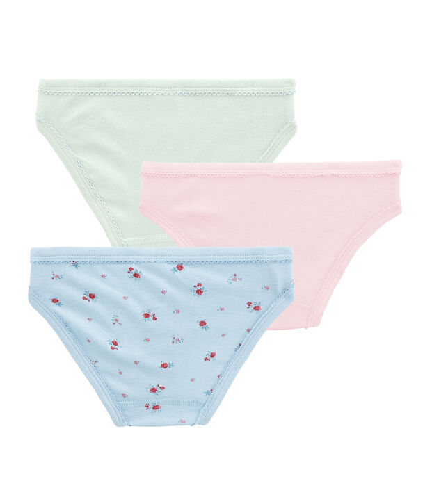 Little girl's pants trio multicolor