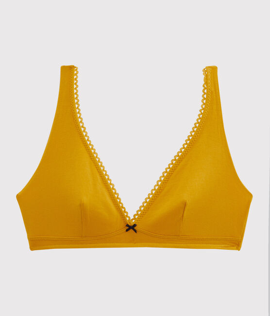 Women's Triangle Bra BOUDOR yellow