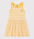 Girls' Sleeveless Cotton Dress