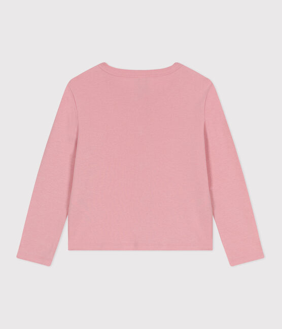 Children's plain cotton cardigan CHARME pink