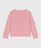 Children's plain cotton cardigan CHARME pink