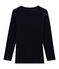 Children's Long-Sleeved T-shirt in Cotton/Wool/Silk SMOKING blue