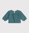 Babies' wool and cotton cardigan PAUL green