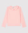 Girls' Long-Sleeved Cotton T-Shirt MINOIS pink