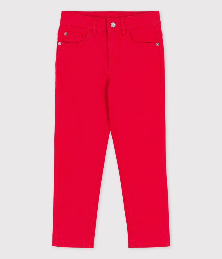 Unisex Denim Trousers PEPS red