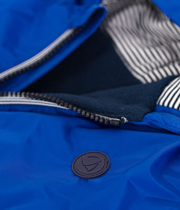 Boys' warm windbreaker blue