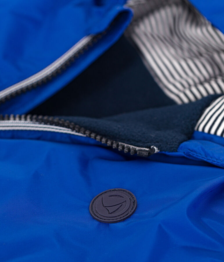 Boys' warm windbreaker blue