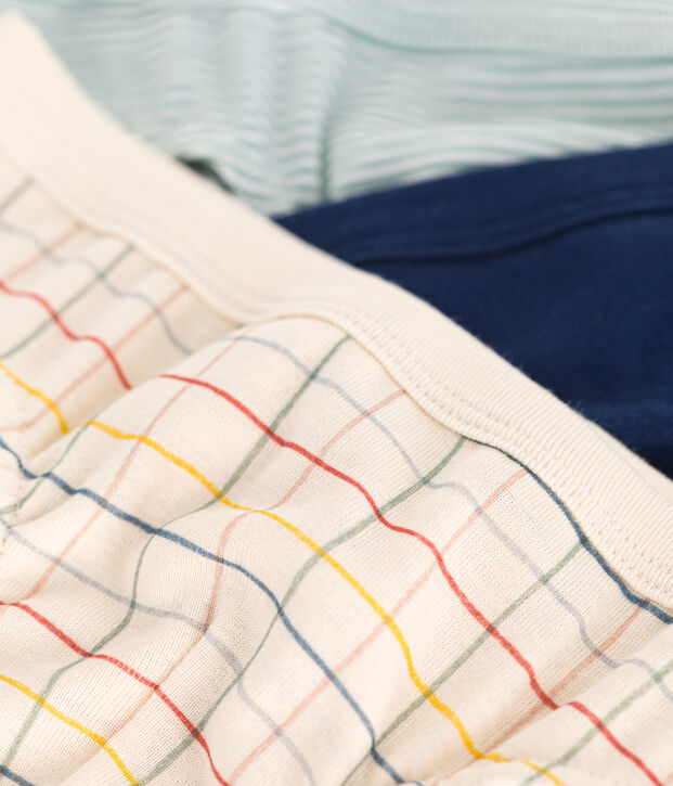 Children's cotton briefs - 3-pack multicolor