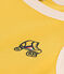 Girls' Sleeveless Cotton Dress NECTAR yellow/AVALANCHE
