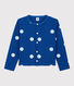 Girls' Cotton and Linen Cardigan