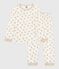 Children's velour pyjamas printed with leopards MILK /MULTICO