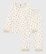Children's velour pyjamas printed with leopards