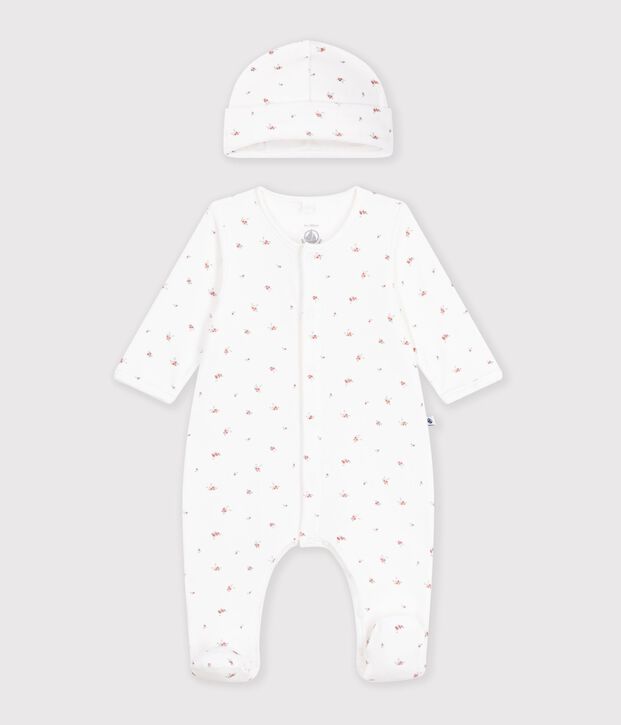 Newborn babies' printed cotton gift set multicolor