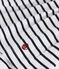 Children's sleeveless stripy cotton dress MARSHMALLOW white/SMOKING blue