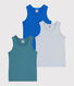 Children's plain cotton tank tops