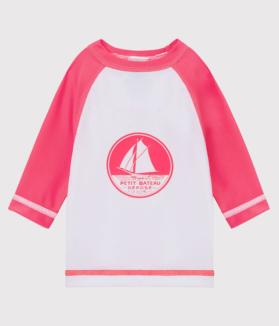 Unisex UV-Proof UPF 50+ T-shirt MARSHMALLOW white/CUPCAKE pink