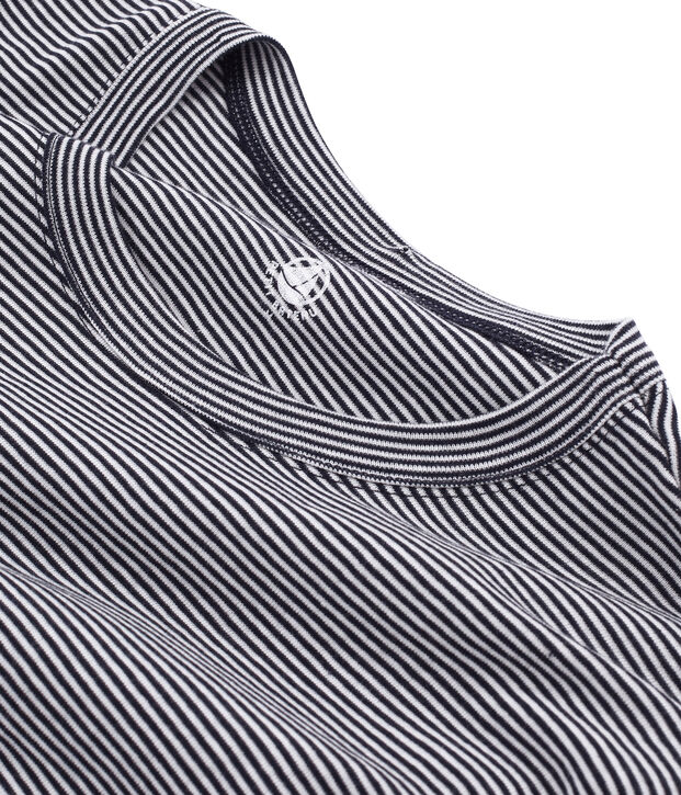 Men's Iconic Short-Sleeved Crew Neck T-Shirt blue/white