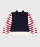 Little Children's Unisex Cotton Breton Pullover MARSHMALLOW white/MULTICO white