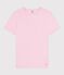Women's short-sleeved plain cotton T-shirt pink