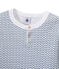 Boy's graphic print pyjamas ECUME white/ASTRO blue
