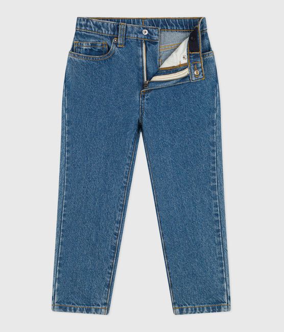 Children's denim trousers BLEU MOYEN blue