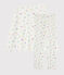 Girls' Birds Print Ribbed Pyjamas MARSHMALLOW white/MULTICO white