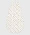 Babies' 3 TOG leopard-print corduroy sleeping bag MARSHMALLOW white/MULTICO white