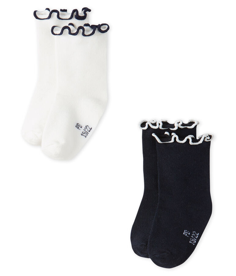 Baby Girls' Ankle Socks - 2-Piece Set multicolor