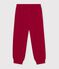 Children's cotton jogging bottoms red