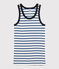 Women's Iconic Vest MARSHMALLOW white/SURF blue