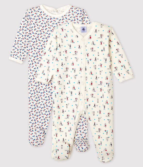 Baby Girls' Ribbed Sleepsuit - 2-Pack variante 1