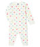 Baby Girls' Tube-Knit Footless Sleepsuit MARSHMALLOW white/MULTICO white