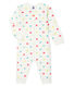 Baby Girls' Tube-Knit Footless Sleepsuit