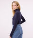 Women's Iconic roll neck cotton T-shirt