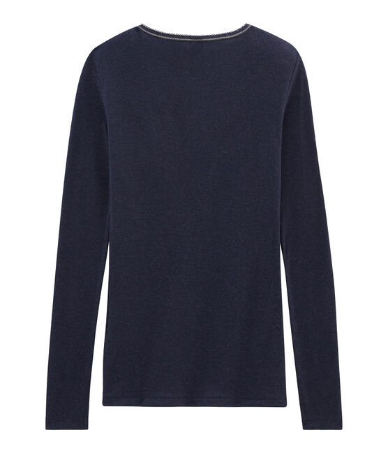 Women's Warm T-Shirt SMOKING blue