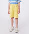 Children's cotton Bermuda shorts ORGE yellow