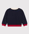 Children's unisex printed fleece sweatshirt SMOKING blue