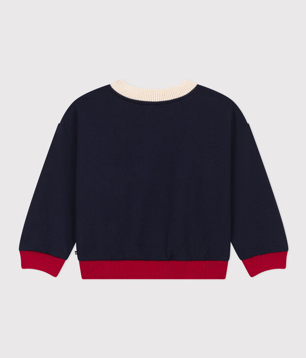 Children's unisex printed fleece sweatshirt SMOKING