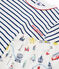 Boys' Ribbed Cropped Pyjamas MARSHMALLOW white/MULTICO white